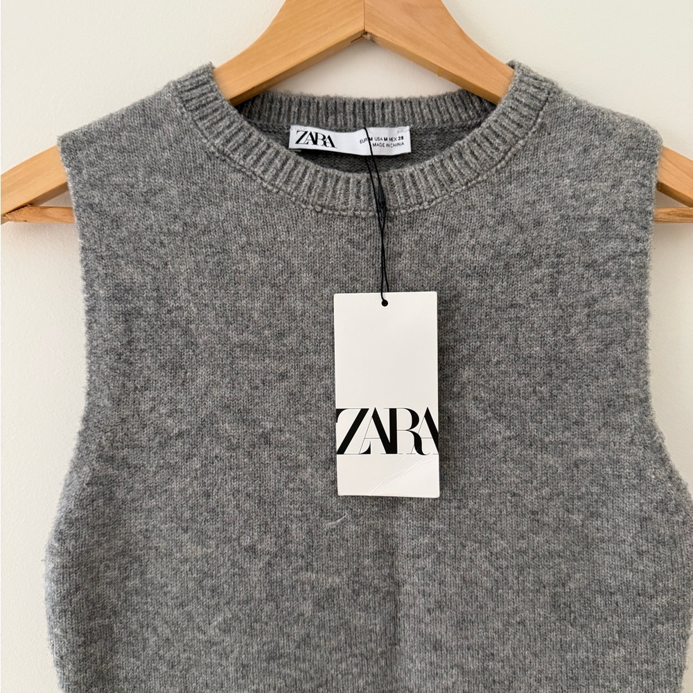 BNWT Zara Gray Sweater dress